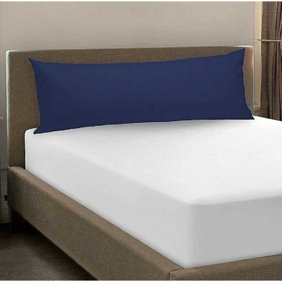 Body Pillow Cover 100% Cotton 20 inches x 54 inches Set of 2 - Picture 1 of 4